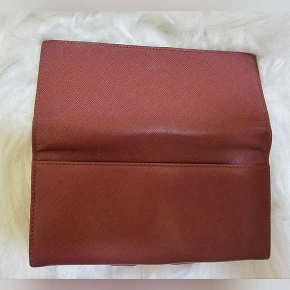 Salvatore Ferragamo Vara Ribbon Long Wallet Leather Blush Pink - Picture 12 of 13